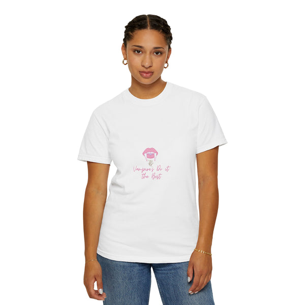 Unisex T-Shirt - "Vampires Do It The Best" from Plush Doll by Cherish Ciera Collection