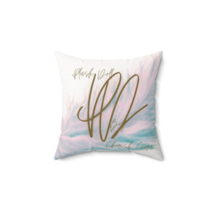 Plush Doll by Cherish Ciera Square Pillow