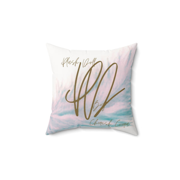Plush Doll by Cherish Ciera Square Pillow