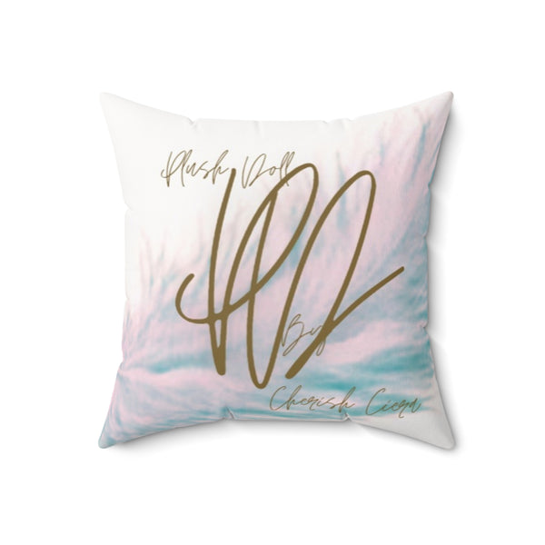 Plush Doll by Cherish Ciera Square Pillow
