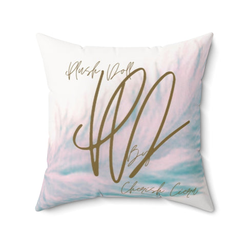 Plush Doll by Cherish Ciera Square Pillow