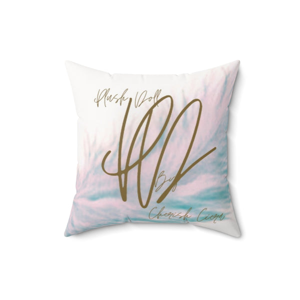 Plush Doll by Cherish Ciera Square Pillow