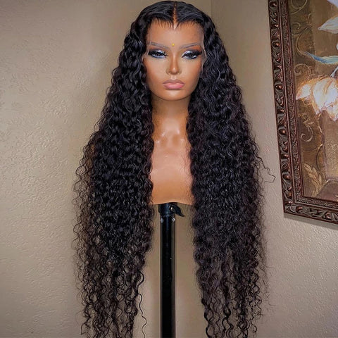 Kinky Curly Transparent HD Lace Frontal Wig