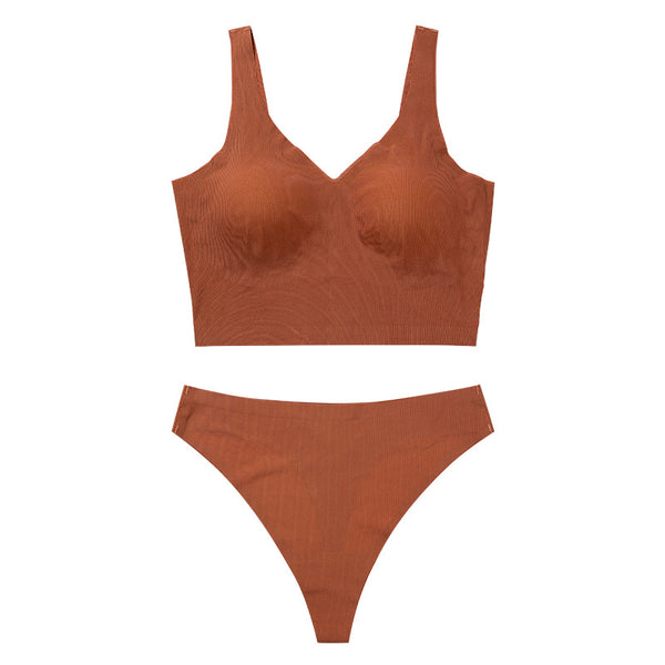 Comfy Breathable Seamless Bra and Panty Set