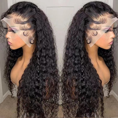 Curly Transparent Frontal Wig